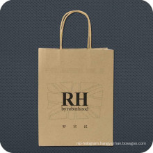 Luxury Kraft Paper Shopping Bag with Logo